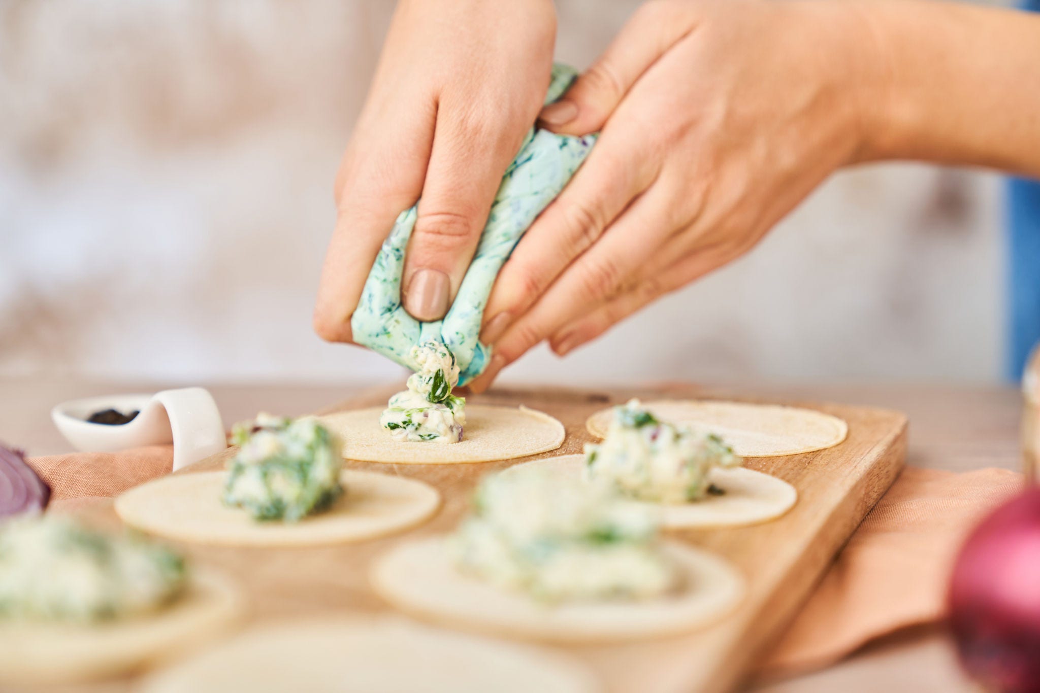 Hemlagad tortellini med spenatricotta – enkelt fylld med fryspåstricket