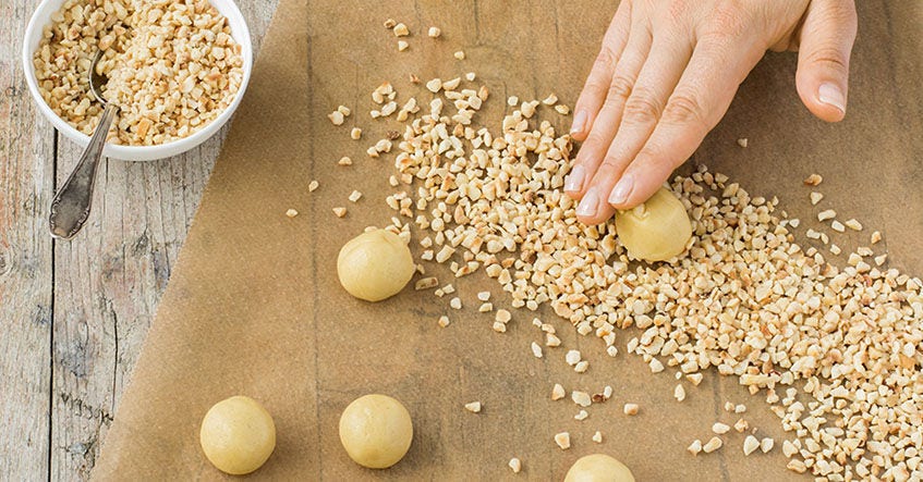 Nötknappar: ett enkelt receptet till julen