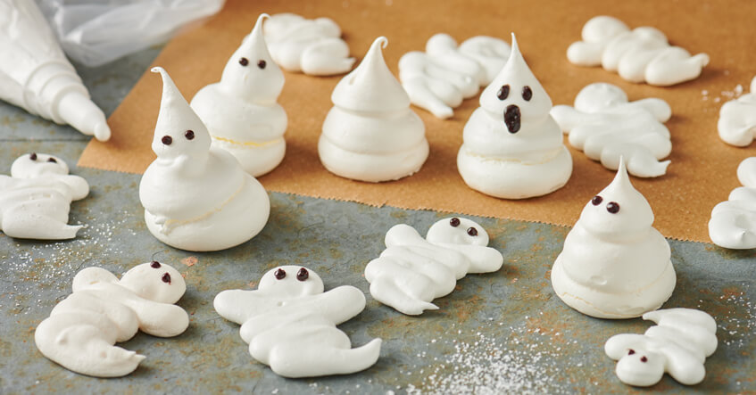 Det perfekta Halloween-receptet med maräng - Snabbt att göra, underbart läskigt