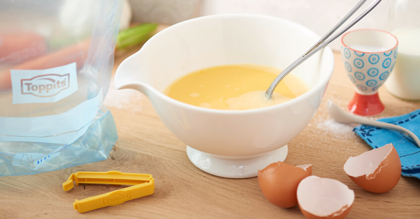 Äggstanning i fryspåse: enkelt tillbehör i klara soppor