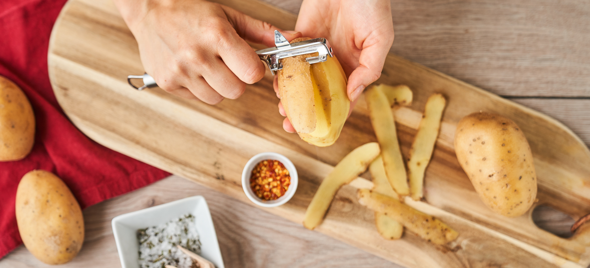Chips av potatisskal: ditt mellanmål med noll avfall