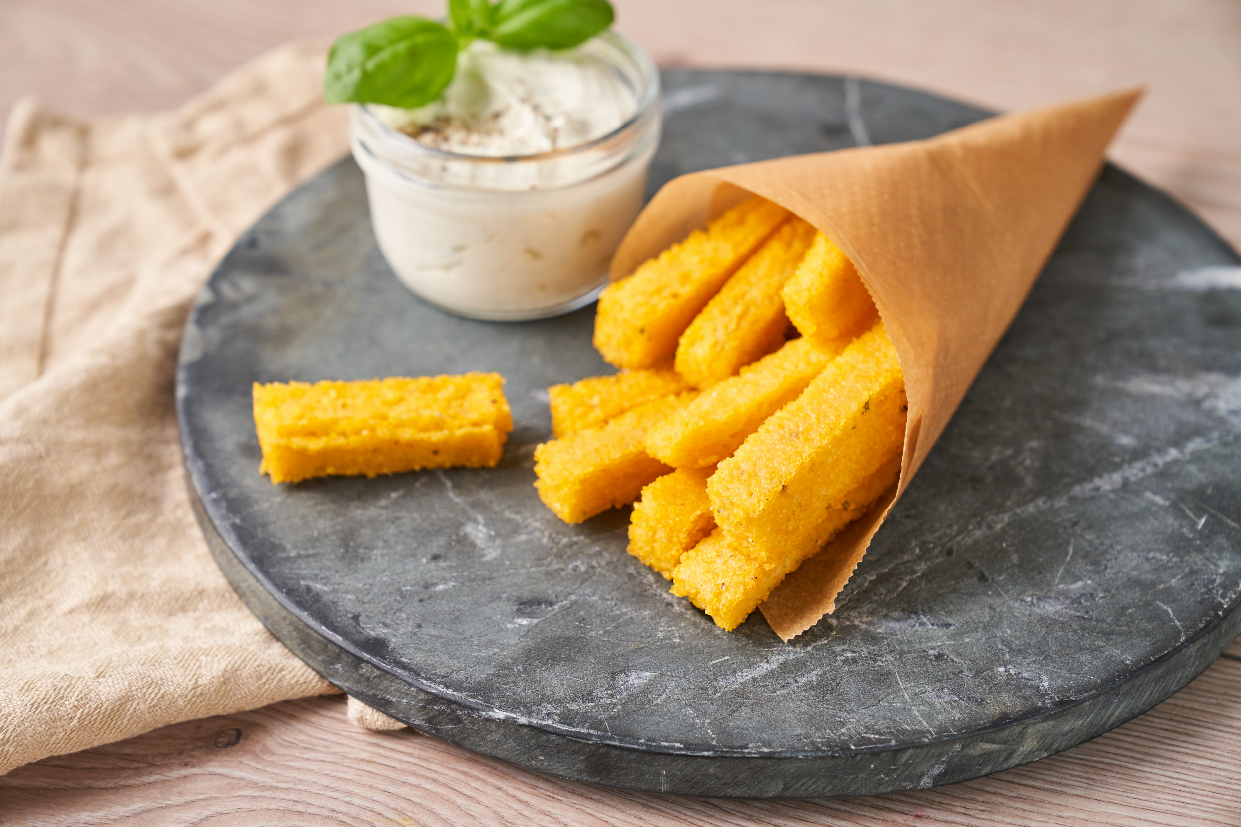 Fries av överbliven polenta – krispigt och enkelt