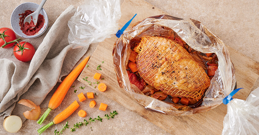 Skinkstek i stektub: saftig och lätt att förbereda