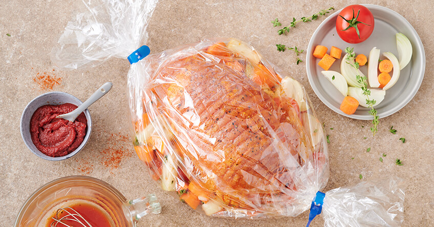 Skinkstek i stektub: saftig och lätt att förbereda