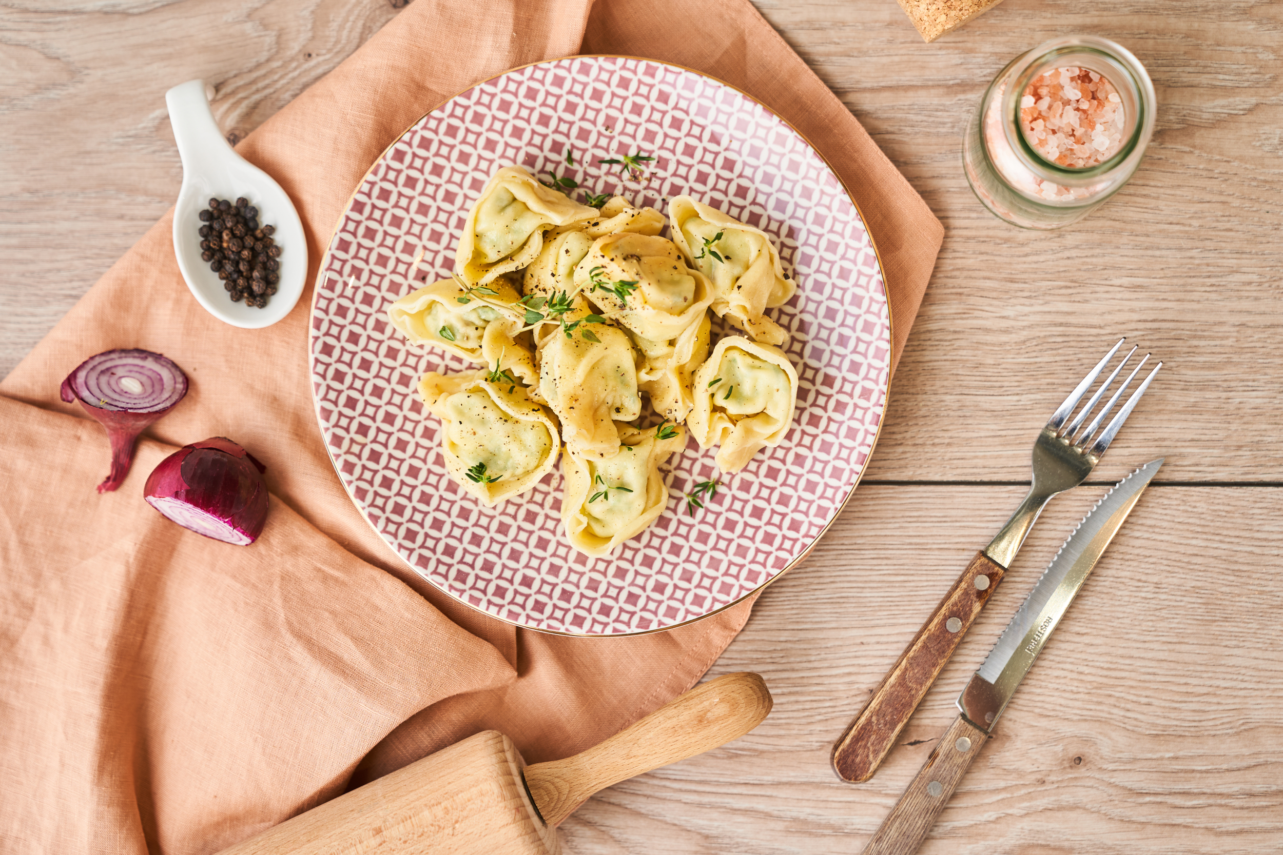 Hemlagad tortellini med spenatricotta – enkelt fylld med fryspåstricket