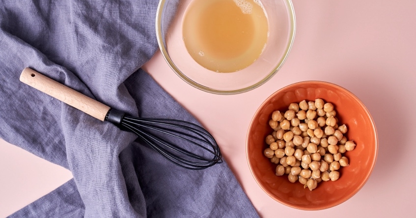 Hemgjord chokladmousse på kikärter/auafaba från hummus