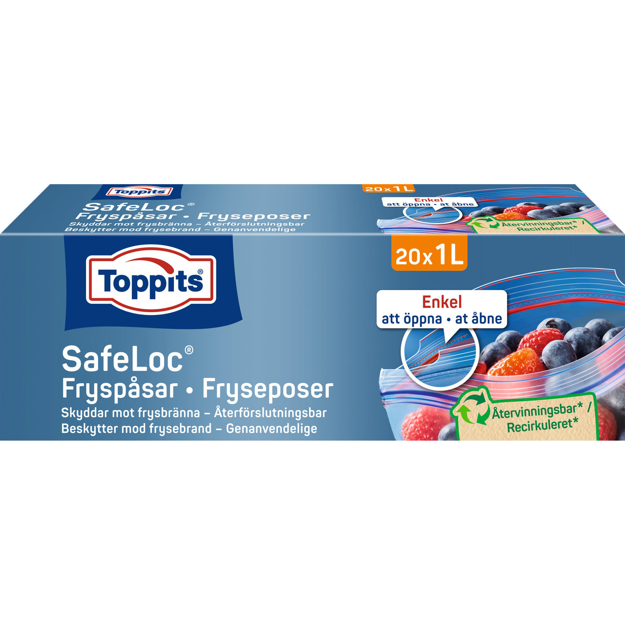 Toppits® SafeLoc® – Smarta och täta påsar för säker förvaring