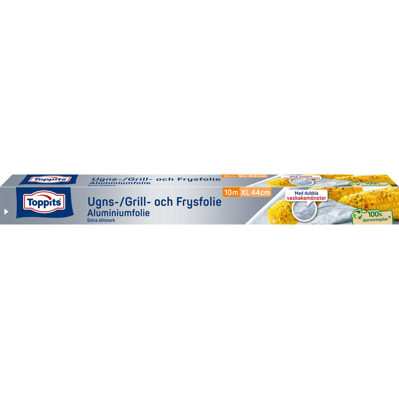 Toppits® Ugns-, grill- och frysfolie – Allsidig folie för matlagning och förvaring, 10 m